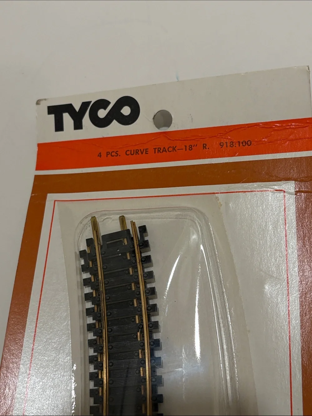 Tyco train track, HO scale.